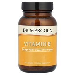 닥터 멀코라 Dr. Mercola, 비타민E, 134mg, 캡슐 90정