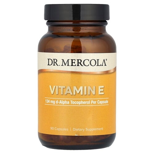 닥터 멀코라 Dr. Mercola, 비타민E, 134mg, 캡슐 90정 상세 이미지