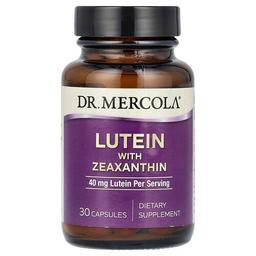 닥터 멀코라 Dr. Mercola, 루테인 및 제아잔틴, 40mg, 캡슐 30정