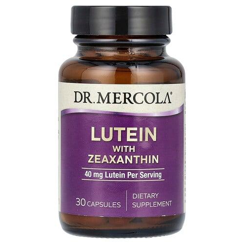 닥터 멀코라 Dr. Mercola, 루테인 및 제아잔틴, 40mg, 캡슐 30정 상품 이미지