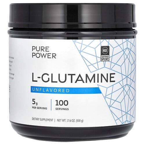 닥터 멀코라 Dr. Mercola, Pure Power, l-글루타민, 무맛, 500g(17.6oz) 상품 이미지