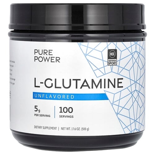 닥터 멀코라 Dr. Mercola, Pure Power, l-글루타민, 무맛, 500g(17.6oz) 상세 이미지