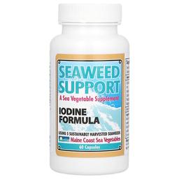 마인 코스트 씨 베지터블 Maine Coast Sea Vegetables, 해초 보조제, 요오드 포뮬라, 캡슐 60정