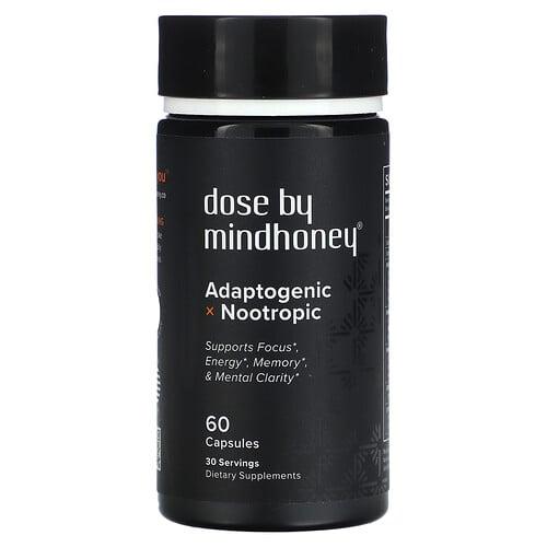 마인드허니 Mindhoney, Dose, 아답토젠 누트로픽, 캡슐 60정 상품 이미지