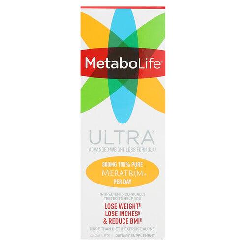 메타볼라이프 Metabolife, 울트라 어드밴스드 체중 감량 포뮬라, 정제 45정 상품 이미지