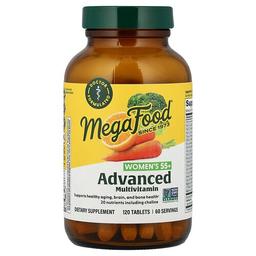 메가푸드 MegaFood, 55세 이상 여성용, 어드밴스드 종합비타민, 120정