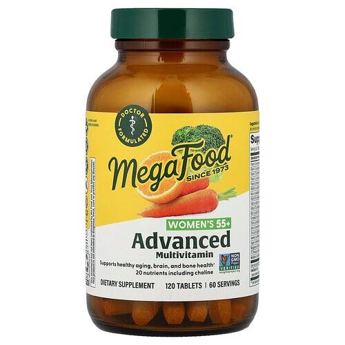 메가푸드 MegaFood, 55세 이상 여성용, 어드밴스드 종합비타민, 120정 상품 이미지