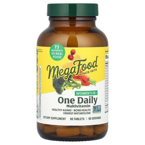 메가푸드 MegaFood, 55세 이상 여성용, 데일리 종합비타민 원, 90정 상품 이미지