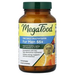 메가푸드 MegaFood, 원 데일리 종합비타민, 55세 이상 남성용, 60정