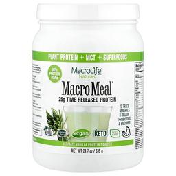 마이크로라이프 네츄럴 Macrolife Naturals, Macro Meal®, 얼티밋 프로틴 파우더, 바닐라 맛, 615g(21.7oz)