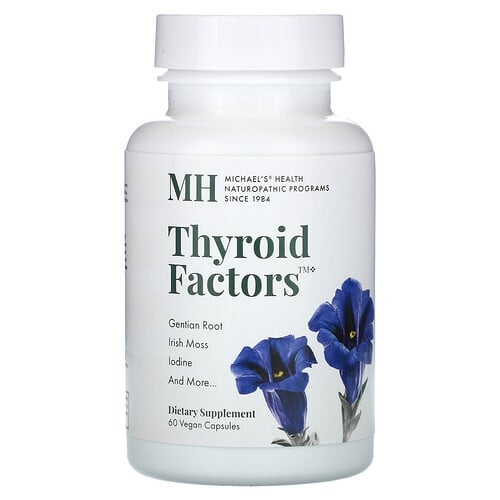 마이클스 헬스 Michael's Health, Thyroid Factors, 베지 캡슐 60정 상세 이미지