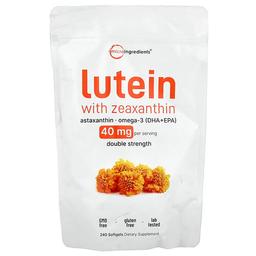 마이크로 인그리디언츠 Micro Ingredients, 루테인 및 제아잔틴, 소프트젤 240정