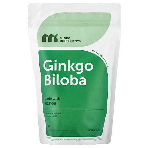 마이크로 인그리디언츠 Micro Ingredients, 은행나무(Ginkgo Biloba), 인삼, 노루궁뎅이버섯, 소프트젤 400정 상세 이미지