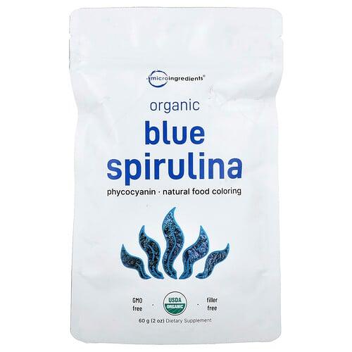 마이크로 인그리디언츠 Micro Ingredients, 유기농 블루 스피룰리나, 60g(2oz) 상품 이미지