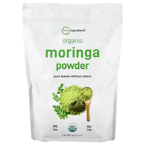 마이크로 인그리디언츠 Micro Ingredients, 유기농 모링가 잎 가루, 907g(2lbs) 상품 이미지