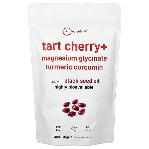 마이크로 인그리디언츠 Micro Ingredients, 타트체리+, 소프트젤 300정 상세 이미지