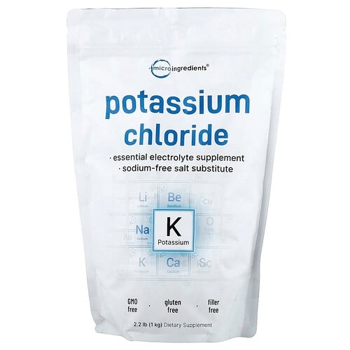 마이크로 인그리디언츠 Micro Ingredients, 염화칼륨, 1kg(2.2lb) 상세 이미지