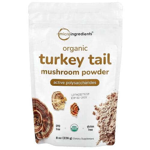 마이크로 인그리디언츠 Micro Ingredients, 유기농 구름버섯 분말, 226g(8oz) 상품 이미지