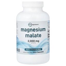 마이크로 인그리디언츠 Micro Ingredients, 마그네슘 말레이트, 캡슐 240정(캡슐 1정당 500mg)