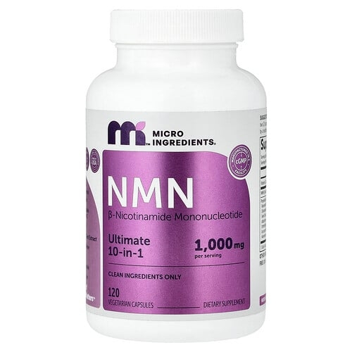 마이크로 인그리디언츠 Micro Ingredients, NMN, 베지 캡슐 120정 상세 이미지