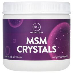 MRM 뉴트리션 MRM Nutrition, MSM 크리스탈, 1,000mg, 200g(7.05oz)