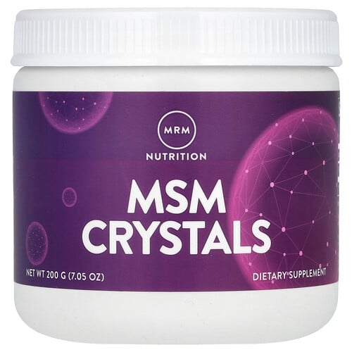 MRM 뉴트리션 MRM Nutrition, MSM 크리스탈, 1,000mg, 200g(7.05oz) 상세 이미지