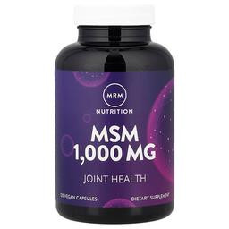 MRM 뉴트리션 MRM Nutrition, 영양, MSM, 1,000mg, 베지 캡슐 120정