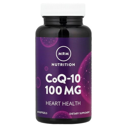 MRM 뉴트리션 MRM Nutrition, Nutrition, CoQ-10, 100mg, 소프트젤 60정 상세 이미지