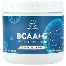 MRM 뉴트리션 MRM Nutrition, BCAA+G™, 근육 회복, 레모네이드 맛, 180g(6.35oz)