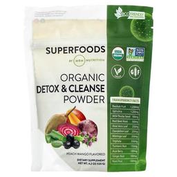 MRM 뉴트리션 MRM Nutrition, 유기농 디톡스 및 클렌징 파우더, 복숭아 망고, 120g(4.2oz)