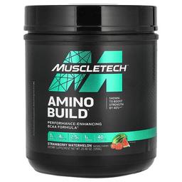 머슬테크 MuscleTech, Amino Build, 스트로베리 워터멜론 맛, 593g(20.92oz)