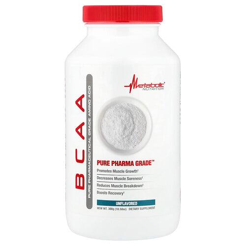 메타볼릭 뉴트리션 Metabolic Nutrition, BCAA, 무맛, 300g(10.58oz) 상품 이미지