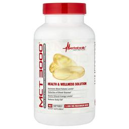 메타볼릭 뉴트리션 Metabolic Nutrition, MCT 3000™, 소프트젤 90정(소프트젤 1정당 1,000mg)