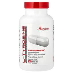 메타볼릭 뉴트리션 Metabolic Nutrition, l-타이로신, 캡슐 90정(캡슐 1정당 500mg)