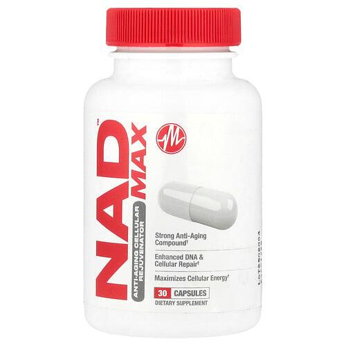 메타볼릭 뉴트리션 Metabolic Nutrition, NAD MAX™, 안티에이징 세포 재생제, 캡슐 30정 상품 이미지