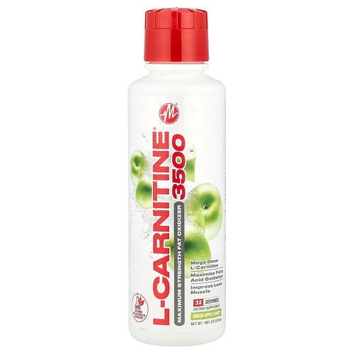 메타볼릭 뉴트리션 Metabolic Nutrition, l-카르니틴 3500®, 그린 애플 캔디, 473ml(16fl oz) 상세 이미지
