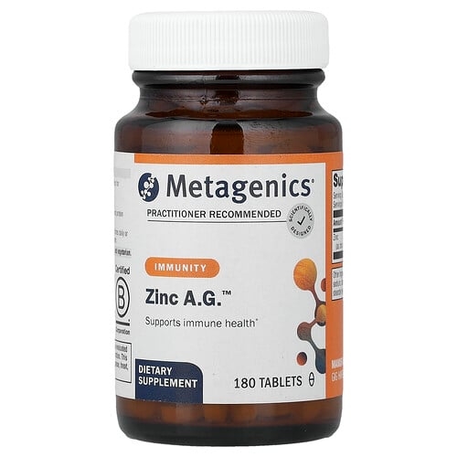 메타제닉스 Metagenics, Zinc AG™, 180정(1정당 20mg) 상세 이미지