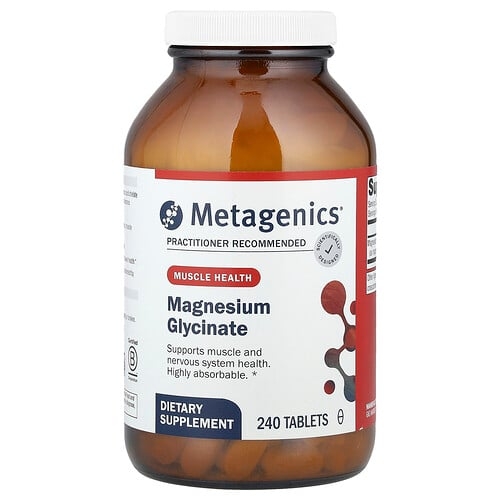 메타제닉스 Metagenics, 마그네슘 글리시네이트, 100mg, 240정 상세 이미지
