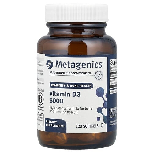 메타제닉스 Metagenics, 비타민D3 5000, 125mcg(5,000IU), 소프트젤 120정 상세 이미지