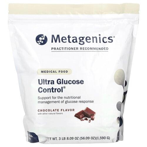 메타제닉스 Metagenics, Ultra Glucose Control®, 의료 식품, 초콜릿, 1,590g(56.09oz) 상품 이미지