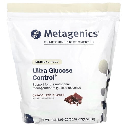 메타제닉스 Metagenics, Ultra Glucose Control®, 의료 식품, 초콜릿, 1,590g(56.09oz) 상세 이미지