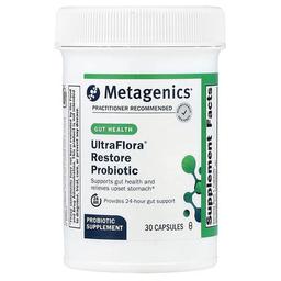 메타제닉스 Metagenics, UltraFlora® 리스토어 프로바이오틱, 캡슐 30정(캡슐 1정당 253.5mg(200억 CFU))