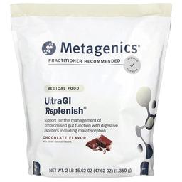 메타제닉스 Metagenics, UltraGI Replenic®, 초콜릿, 1,350g(47.62oz)
