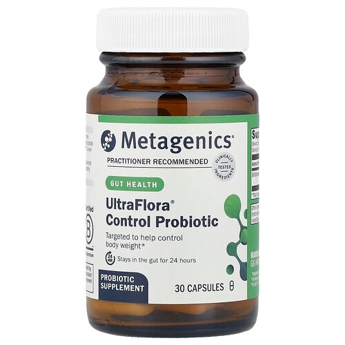 메타제닉스 Metagenics, UltraFlora® 컨트롤 프로바이오틱, 113.1mg(100억 CFU), 캡슐 30정 상세 이미지