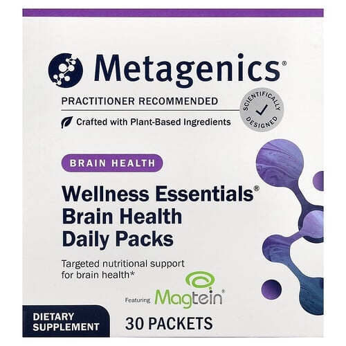 메타제닉스 Metagenics, Wellness Essentials®, 두뇌 건강 데일리 팩, 30팩 상세 이미지