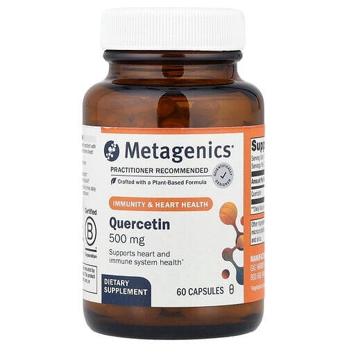 메타제닉스 Metagenics, 퀘르세틴, 면역력 & 심장 건강, 500mg, 캡슐 60정 상세 이미지