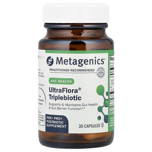 메타제닉스 Metagenics, UltraFlora® 트리플바이오틱, 장 건강, 캡슐 30정 상품 이미지