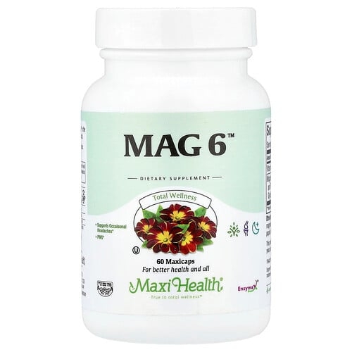 맥시 헬스 Maxi Health, Mag 6™, 맥시캡슐 60개 상세 이미지