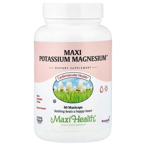 맥시 헬스 Maxi Health, Maxi Potassium Magnesium™, 막시캡슐 90개 상세 이미지