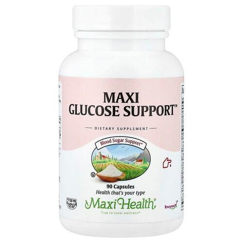 맥시 헬스 Maxi Health, Maxi Glucose Support™, 캡슐 90정 상품 이미지